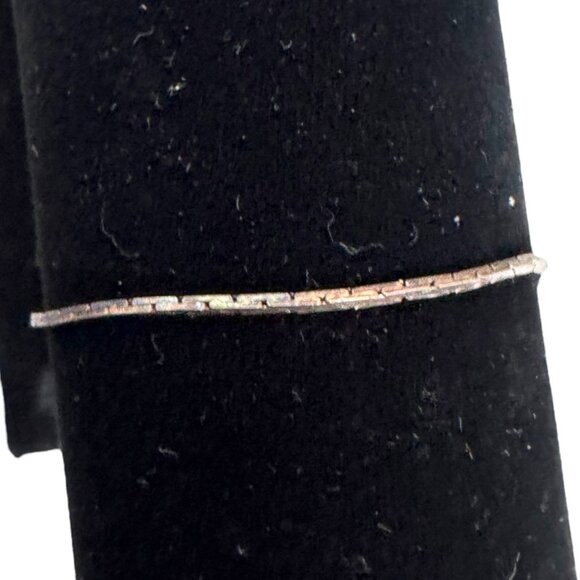 Vintage 12K Gold Filled Sterling Italian Bracelet Made In Italy 7" Petite Estate - Picture 1 of 8